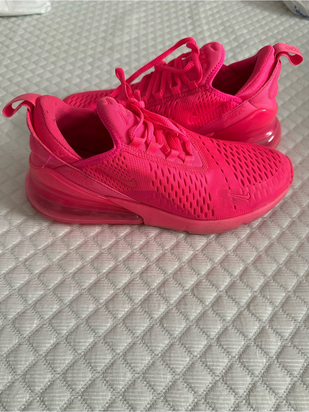Nike Hot Pink Air Max 270-Style Sneakers